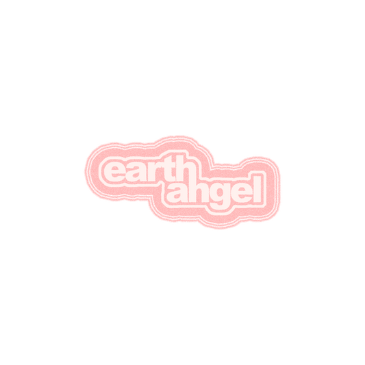 pink earth angel (sticker)