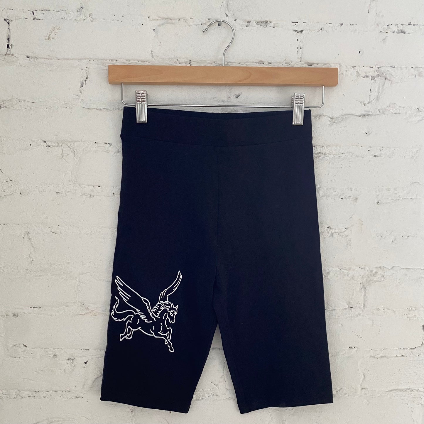 brown + black (biker shorts)