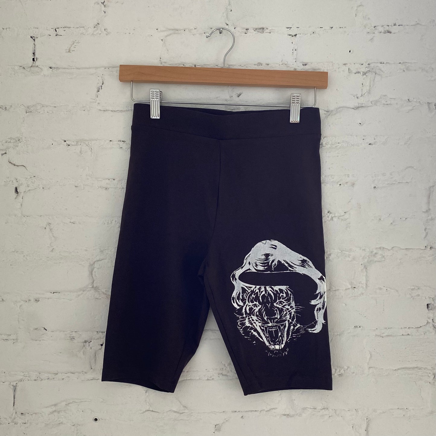 brown + black (biker shorts)