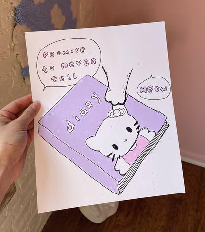 hello kitty promise (print)